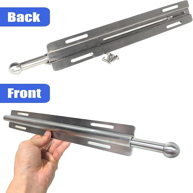 Valet Rod 12 Inch, Valet Rod for Closet Pull Out, Stainless Steel Closet Pull - Image 5