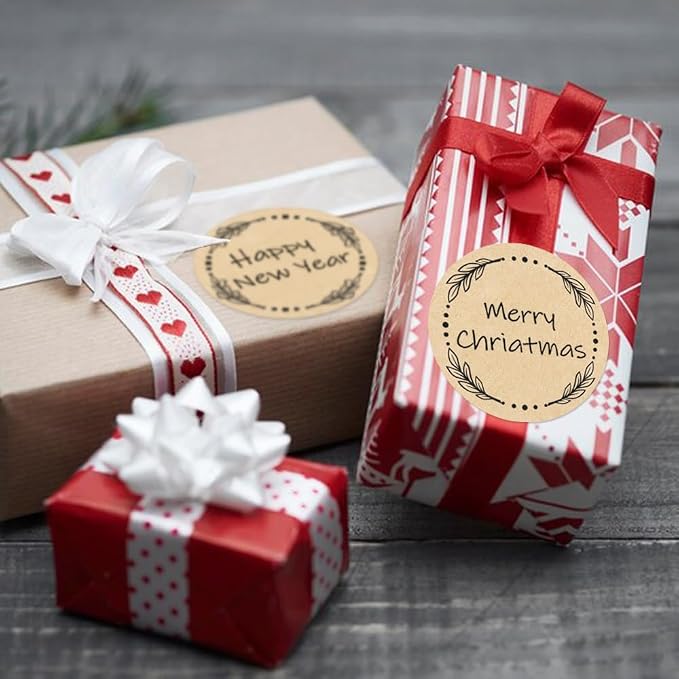 2" Canning Labels for Jars & Lids, 500 Labels per Roll, 4 Different Wreath - Image 8