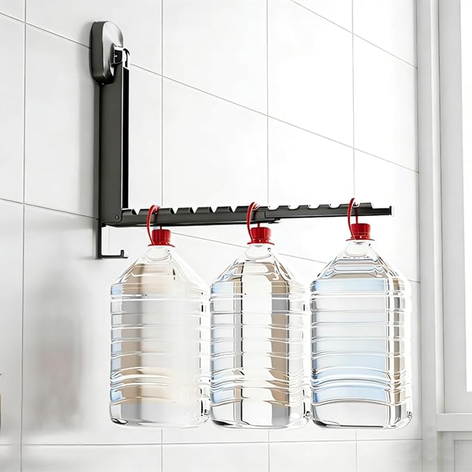 Foldable Clothes Drying Rack, Wall Mounted Drying Rack - Image 4