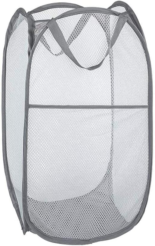 Portable Mesh Popup Laundry Hamper by Didcant
