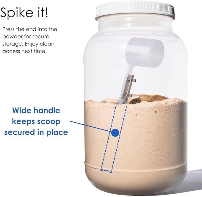 Scoop Handle – for Protein Powders, Meal Replacements, Mass Gainers, and - Image 3