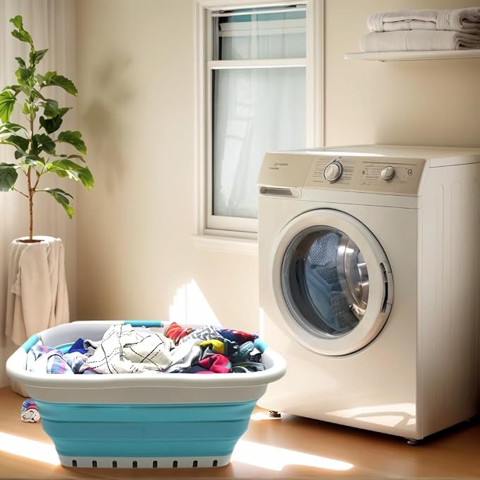 SAMMART 41L Collapsible Plastic Laundry Basket - Image 3