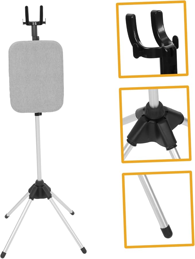 STOBAZA Adjustable Height Clothes Steamer Rack Folding Design Collapsible - Image 8