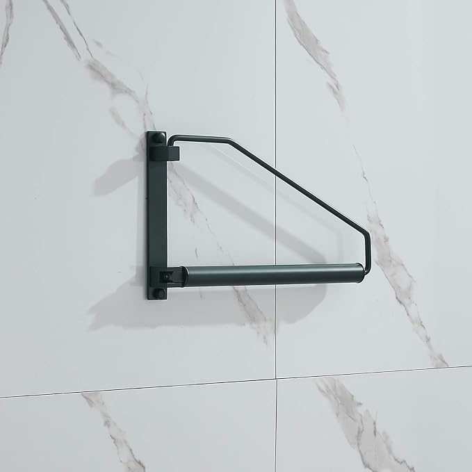 NEWRAIN Folding Clothes Hanger Rack, Wall Mounted Laundry Racks - Image 7