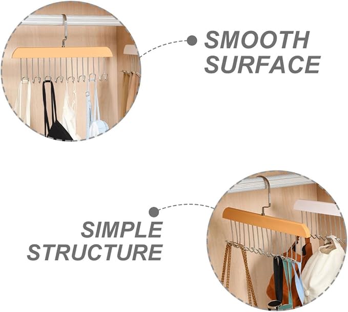 2pcs Plastic Multi-Hook Clothes Hanger - Image 7