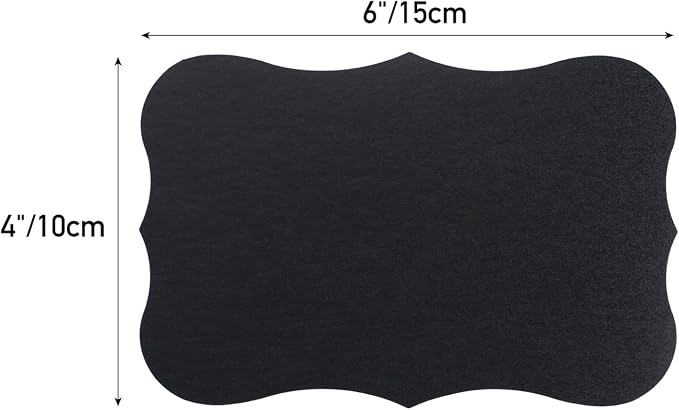 ONUPGO Large Chalkboard Labels, 4 x 6 Reusable Blackboard Stickers Waterproof - Image 3