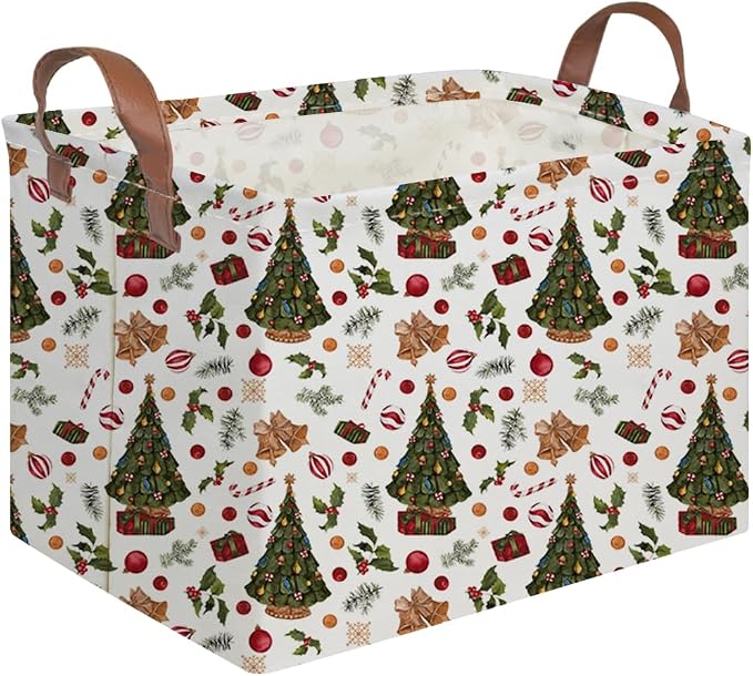 Rectangular Christmas tree Basket, Nursery Hamper, Waterproof and foldable Tree by FXOCSHE