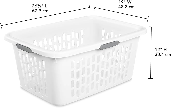 Large Plastic Laundry Basket - Image 3