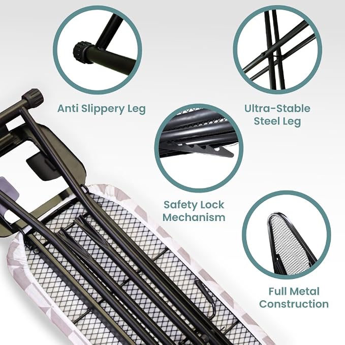 Compact Ironing Board Foldable | Hanging Iron Board - Image 2