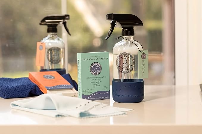 Empty Clear Glass Spray Bottles |16 oz Glass Spray Bottle | Silicone Based - Image 6