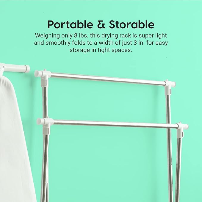 IRIS USA Foldable Drying Rack - Image 7