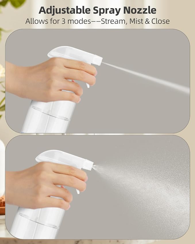 2 Pack Glass Spray Bottles 8 oz, Empty Refillable Containers - Image 3