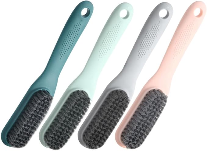 4 Pcs Long Handle Laundry Cleaning Brush and Shoe Scrubber Set, Plastic by StylishBagToCreateStyle