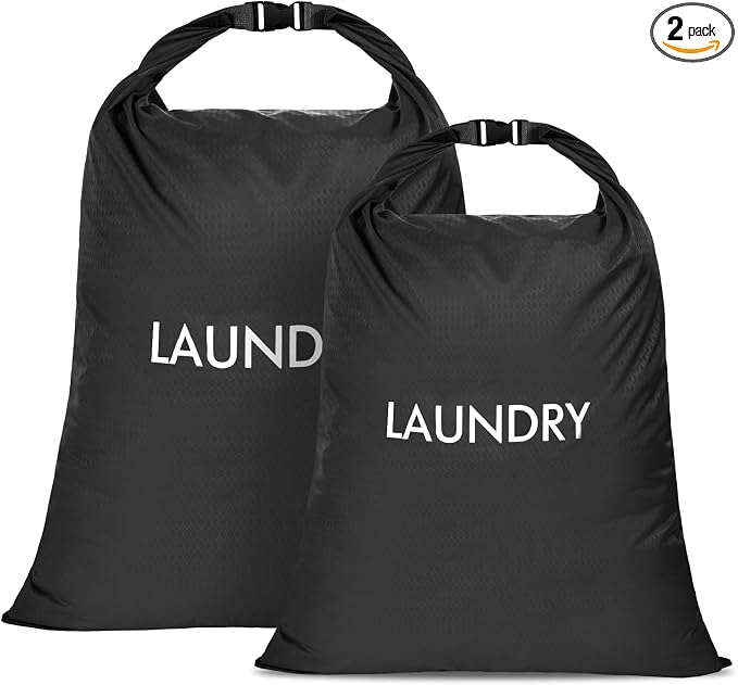 2 Pack Travel Laundry Bag, Nylon Washing Bags by CANBOX