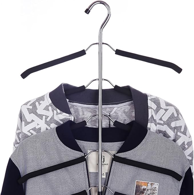 3 Pack 5 in 1 Hangers Blouse Tree Hangers Non Slip Space Saving Clothes Hanger - Image 3