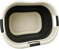 SAMMART 40L Collapsible Plastic Laundry Basket by SAMMART
