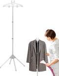 Handheld Garment Steamer Rack | Standing Fabric Steamer Coat Hanger, Folding by Shakven
