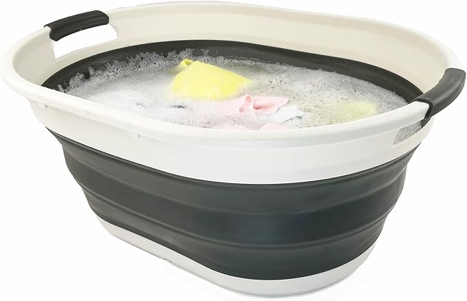 SAMMART 39L Collapsible Plastic Laundry Basket - Image 6
