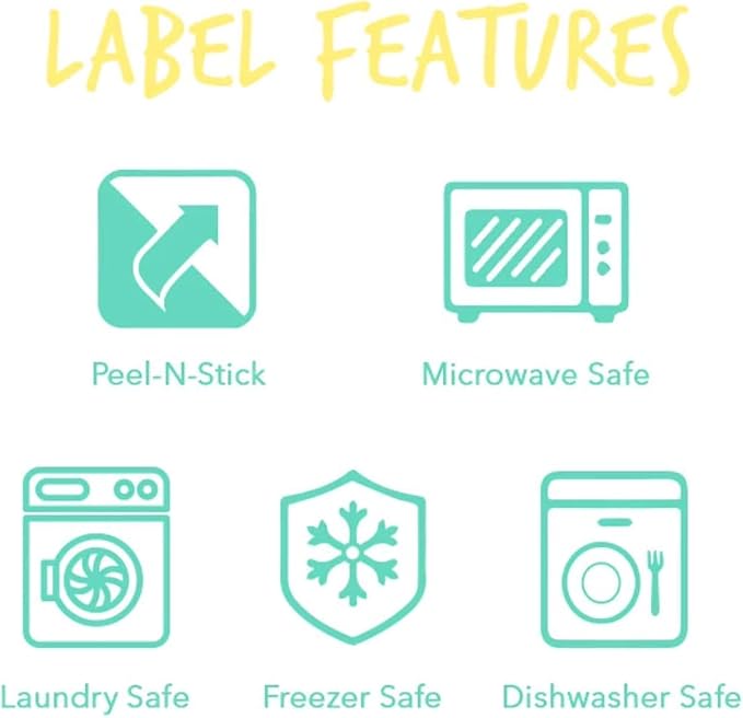 96 Self-Stick No-Iron Clothing Labels – Writable Fabric Name Stickers – Laundry - Image 5