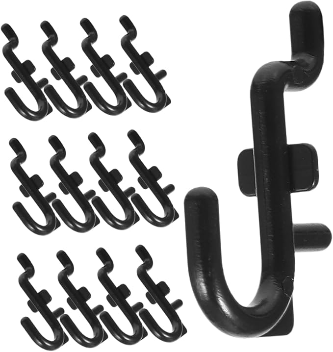 50pcs Pegboard Hooks for Tool Storage Pegboard Holders for Garage Organization by CIYODO