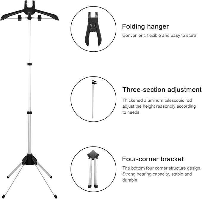 Clothes Steamer Stand Hanger - Image 2