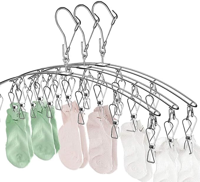 Suwimut 10 Pack Laundry Drying Rack Clothes Hanger - Image 5