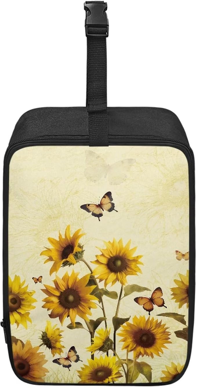 Sunflower Butterfly Travel Iron Storage Bag by YUVAMAGIMO