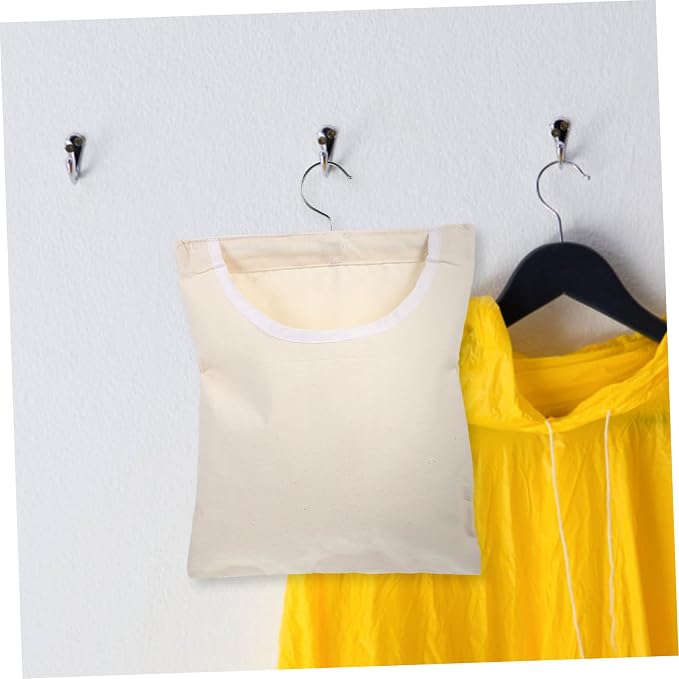 Clothespin Organizer Laundry Bag U-shaped Opening Strong Steel Hook Home Storage - Image 5