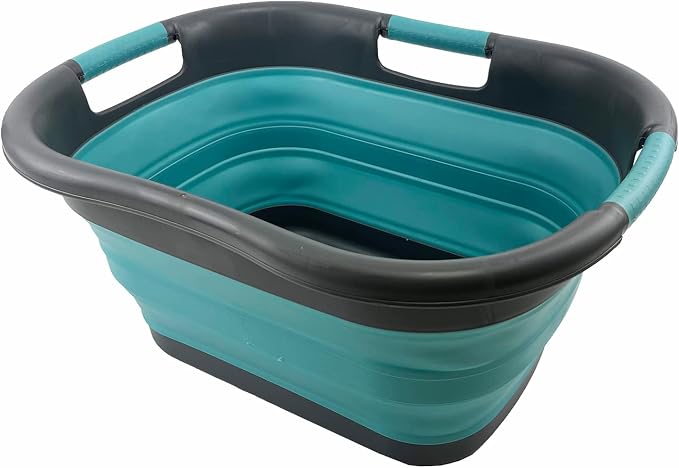 SAMMART 30L Collapsible Plastic Laundry Basket - Image 5