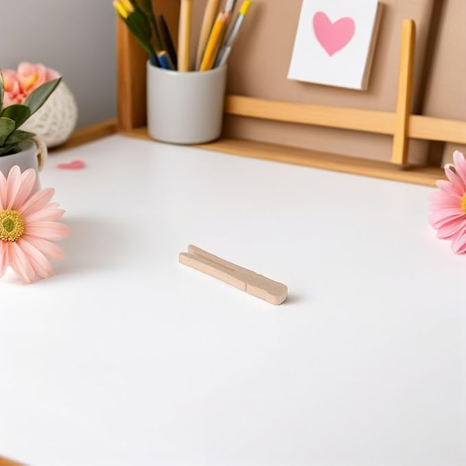 DECHOUS 50pcs Wooden Clothespins - Image 6