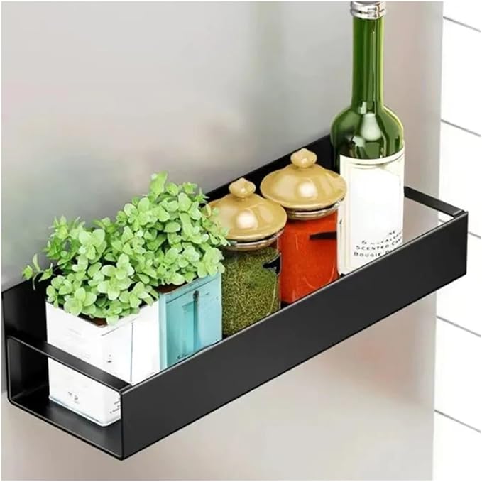 2pcs Magnetic Storage Shelf Household Kitchen Refrigerator Washing Machine Side - Image 4