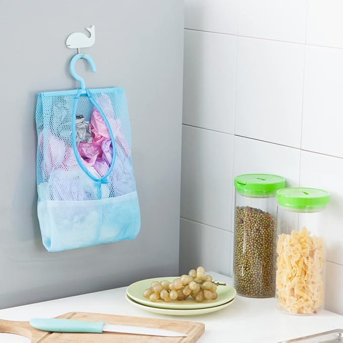 ABOOFAN Hanging Mesh Clothespin Storage Bag Multi-Purpose Organizer - Image 3