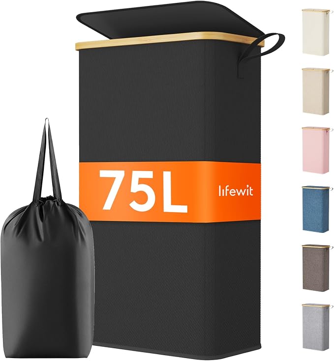 Lifewit 75L Slim Laundry Hamper by Lifewit