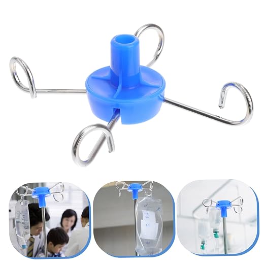 VOSAREA Stainless Steel Infusion Stand Hook Vertical Rack Hanging Hook - Image 2