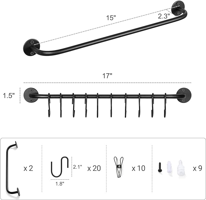 Mkono Hat Rack for Wall Baseball Cap Organizer Hanger - Image 6