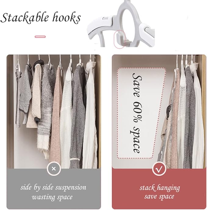 Baby Hangers 20 Pieces 11“-14‘’ Retractable Non-Slip Adjustable Multifunctional - Image 4