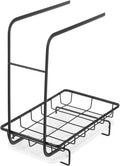 Veemoon Kitchen Dishcloth Rack and Sponge Holder Black Over Sink Draining by Veemoon