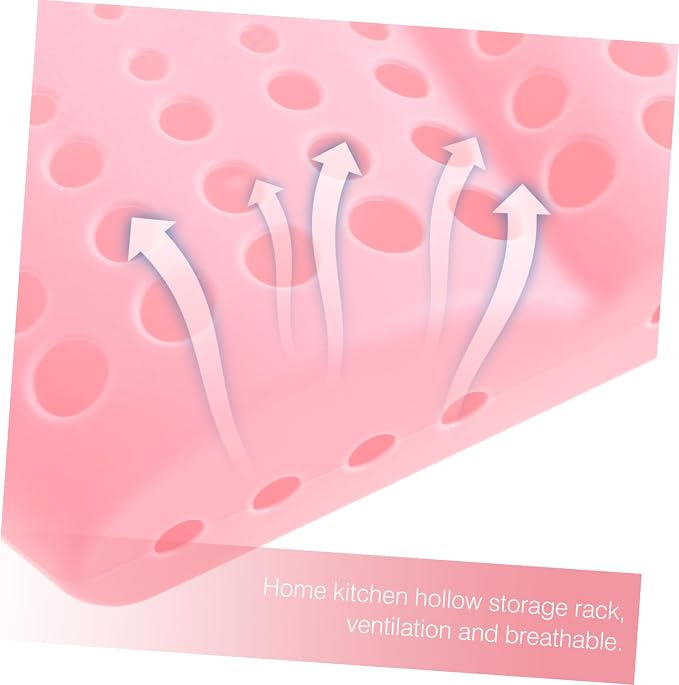 Suction Cup Rack for Kitchen Sponge Storage Hollow Drain Rack - Image 3