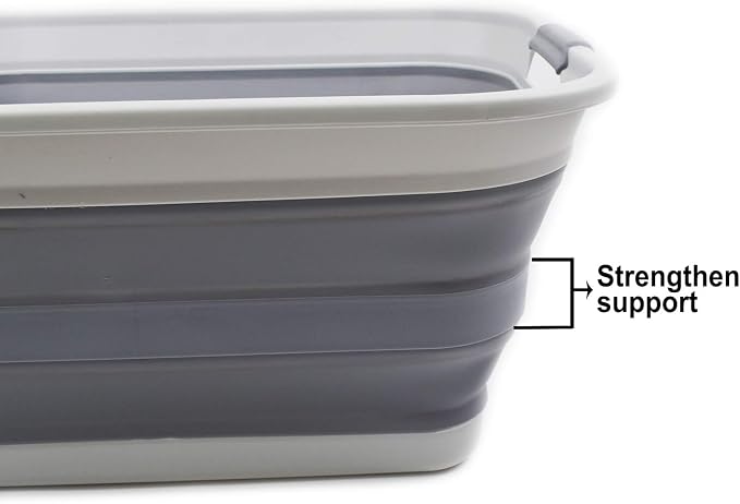 SAMMART 42L Collapsible Plastic Laundry Basket - Image 5