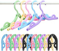 12pcs Travel Folding Hanger Household Multifunctional Portable Hanger by Heshebuy