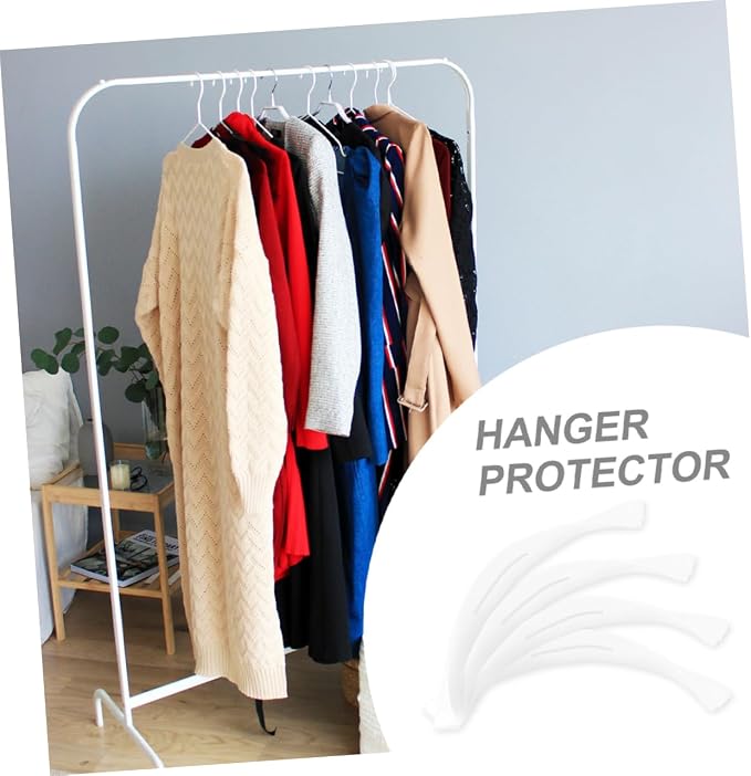 Non-slip Hanger Protector Covers 50pcs Sponge Hanger Covers Padded Foam Sleeves - Image 8