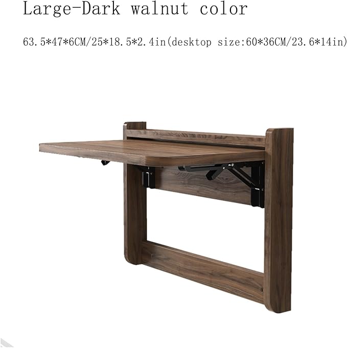 Fold Down Laundry Table, Home bar Foldable Floating nightstands，Floating - Image 3