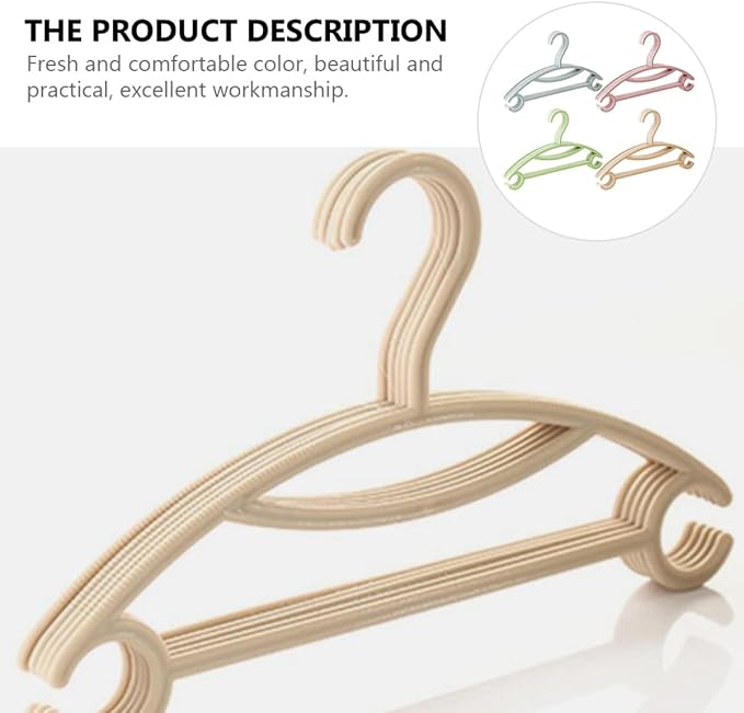 20pcs Clothes Hangers Non-Slip Plastic Clothing Hanger Set - Image 9