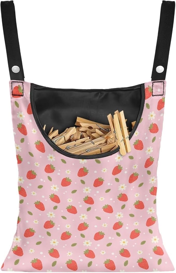 Clothespin Bag, Laundry Hanging Bag Fits Clothes Lines by Unknown