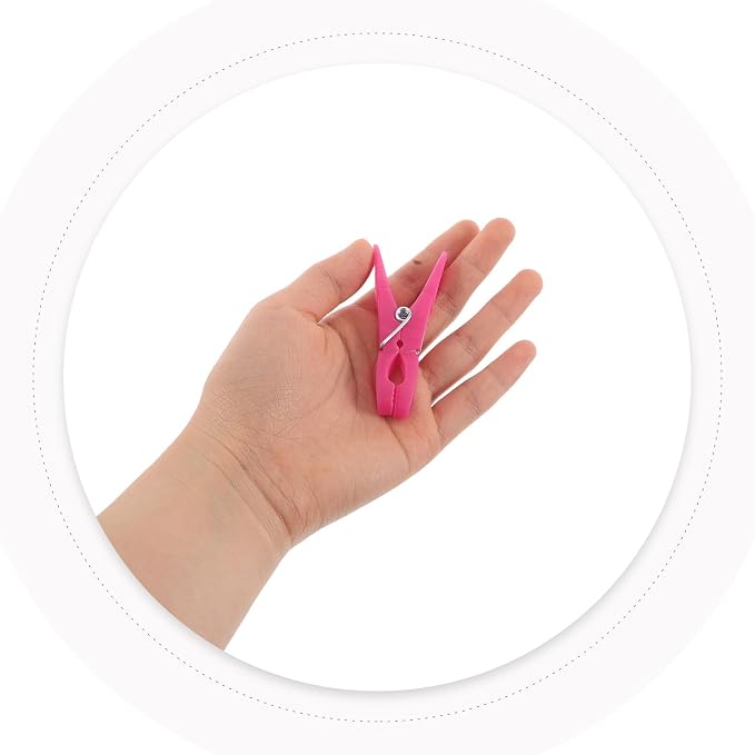 Generic 48pcs Windproof Plastic Clothespins Garment Clips Colorful Clothes Line - Image 4