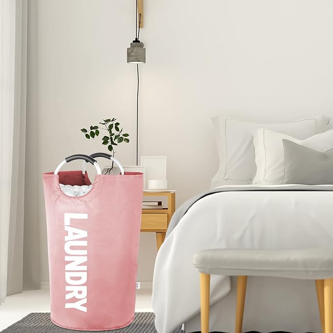 Large Laundry Basket Collapsible，Freestanding Clothes Hamper Bag - Image 7