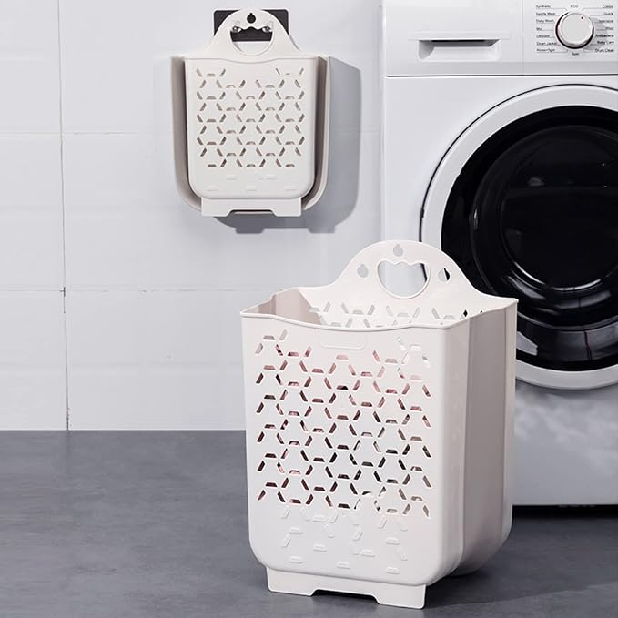 Laundry Basket Collapsible Laundry Hamper 2 Packs Clothes Hamper Portable Dirty - Image 9