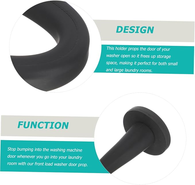 Mikikit Magnetic Washer Door Prop Silicone Door Support - Image 9