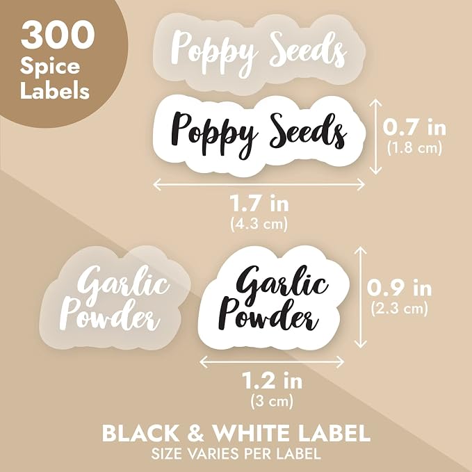 Talented Kitchen Spice Labels Stickers - Image 4