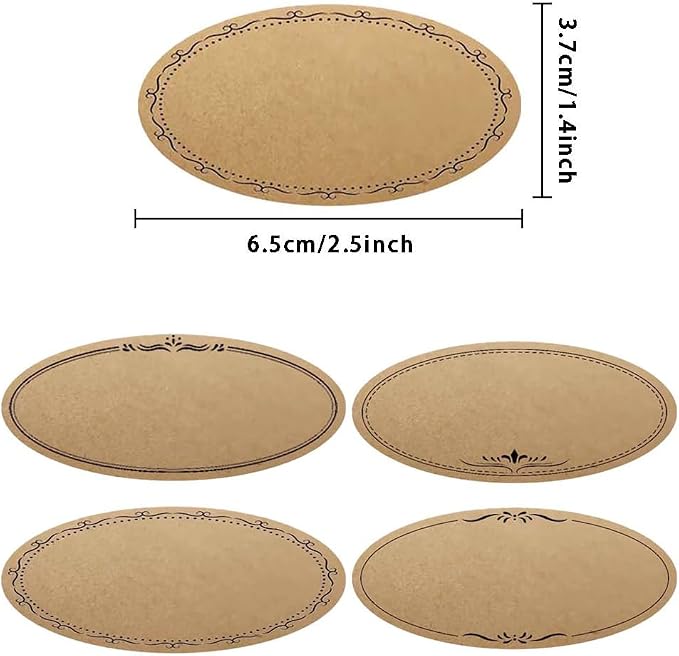 500PCS Canning Label Stickers for Jars and Lids, 2Inch Round Jars Labels for - Image 2